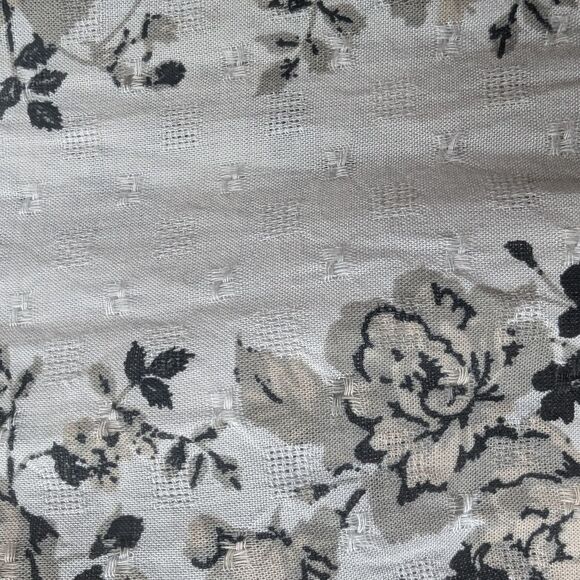 Lucky Brand floral peplum blouse size L - Picture 8 of 8